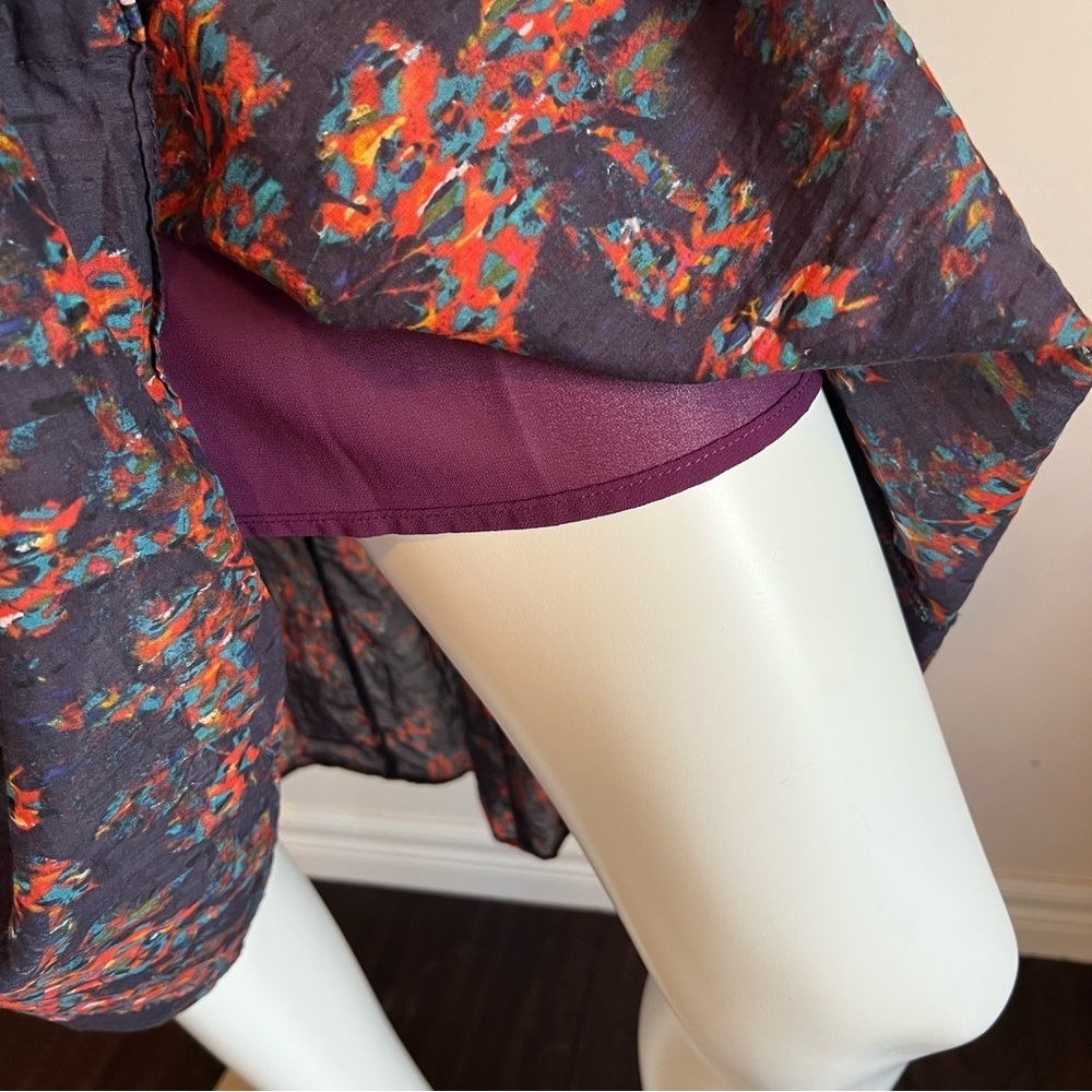 Floral Print 3/4 Maxi Dress - Picture 5 of 6